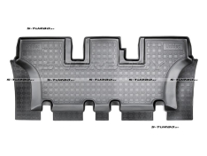 Коврики модельные полиуретановые в салон (высокий борт), 3-ий ряд, 7 мест