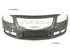 Бампер передний (грунтованный) без отв. под омыватели, с отв. под парктроники