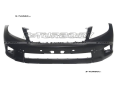 Бампер передний (черный) без отв. под омыватели, без отв. под парктроники