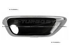 Решетка в бампер (правая) с отв. под противотуманку, с хромом, c 2017