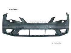Бампер передний (грунтованный) с отв. под омыватели, с отв. под парктроники