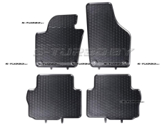 Коврики модельные резиновые в салон (низкий борт), 5 мест
