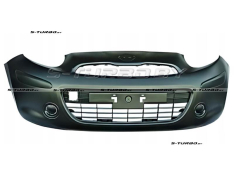 Бампер передний (черный) без отв. под противотуманки