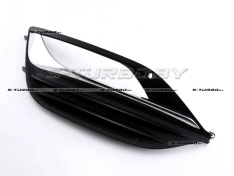 Решетка в бампер (левая) с отв. под противотуманку, с хром. накладкой