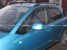 Дефлекторы окон (ветровики) клеящиеся, 4 шт