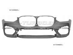 Бампер передний, с отв. под парктроники, с отв. под камеру
