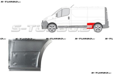 Крыло заднее (левое) передняя часть (до колеса) длинная база, заводской штамп