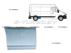 Крыло заднее (правое) передняя часть (до колеса) средняя база, 30 см высота, заводской штамп