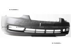 Бампер передний (грунтованный) с отв. под противотуманки, с решеткой