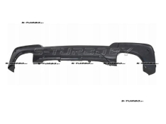 Спойлер заднего бампера (черный) с отв. под две выхлопные трубы, для версии m-pakiet