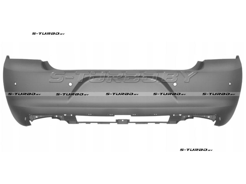 Бампер задний (грунтованный) с отв. под парктроники, 2016-2023