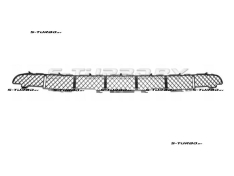 Решетка в бампер (центральная) нижняя