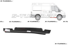 Порог (правый) под переднюю дверь, заводской штамп