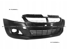 Бампер передний (черный) с решеткой в бампере