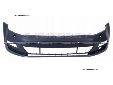 Бампер передний (черный) с отв. под омыватели, с отв. под парктроники