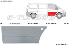 Дверь передняя (правая) наружная часть, 47 см, заводской штамп