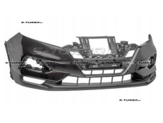 Бампер передний (грунтованный) без отв. под омыватели, с отв. под парктроники