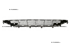 Решетка в бампер (центральная) с отв. под парктроники, 2015-2019