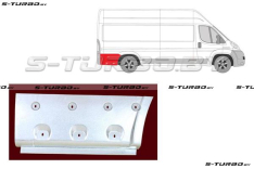 Крыло заднее (правое) нижняя часть, за колесом, maxi длинная база, заводской штамп