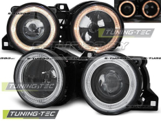 Передние фары ANGEL EYES BLACK