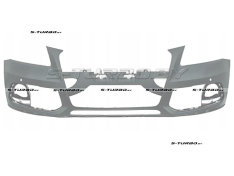 Бампер передний (грунтованный) без отв. под омыватели, с отв. под парктроники, EURO-TYPE