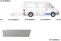 Дверь передняя (правая) нижняя наружная часть, 17 см, заводской штамп