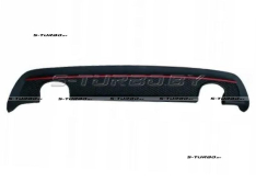 Спойлер заднего бампера, с красным молдингом, для версии amg-type