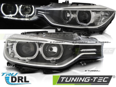 Передние фары ANGEL EYES LED BLACK DRL