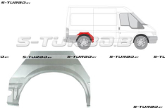 Арка задняя (правая) короткая база, заводской штамп