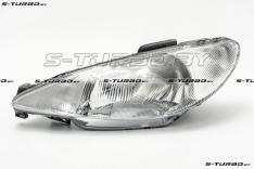 Передняя фара (левая) 1998-2005, рифленое стекло