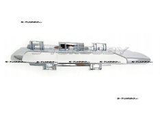 Накладка решетки бампера (правая) хром, для версии amg-type
