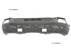 Бампер задний (грунтованный) с отв. под парктроники, с отв. для спойлера