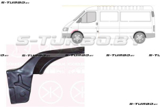 Арка передняя, передняя часть, под крыло (левая) внутренняя часть, заводской штамп