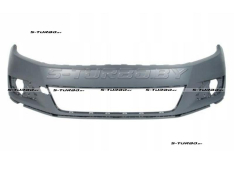 Бампер передний (грунтованный) без отв. под омыватели, без отв. под парктроники