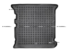 Коврик в багажник модельный полиуретановый, 5 мест