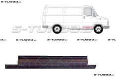 Дверь передняя (правая) внутренняя часть, заводской штамп