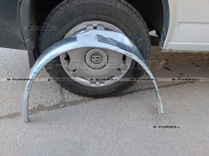 Арка задняя (левая) внутренняя часть, заводской штамп