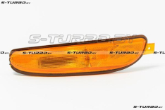 Указатель поворота в бампер (левый) желтый