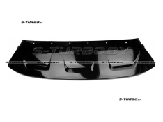 Спойлер переднего бампера (черный) блестящий