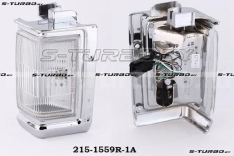 Габарит (левый) хром обод, белый