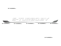 Накладка решетки бампера, хром