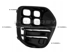 Решетка в бампер (правая) с хромом, для версии gt