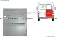 Дверь задняя (правая) распашная, наружная часть, до стекла, заводской штамп
