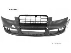 Бампер передний (грунтованный) с отв. под омыватели, с отв. под парктроники