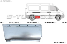 Крыло заднее (правое) нижняя часть, перед колесом, 77 см длина, средняя база, заводской штамп