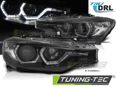 Передние фары ANGEL EYES LED BLACK DRL