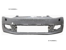 Бампер передний (грунтованный) с отв. под омыватели, без отв. под парктроники, euro-type