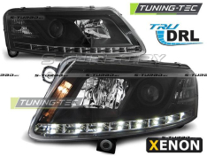 Передние фары TRU DRL BLACK XENON D2S