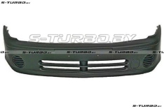 Бампер передний (грунтованный) + спойлер + заглушки противотуманок (съемные)