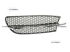 Решетка в бампер (левая) с хромом